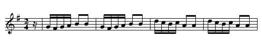 La Belle. GS.034 - staff notation