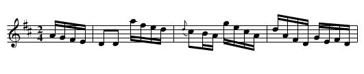La Bien ais&egrave;e - staff notation
