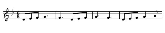 La boulangère de Bragelone - staff notation