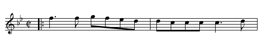 La Chaumiere - staff notation