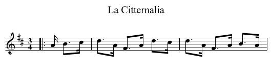 La Citternalia - staff notation
