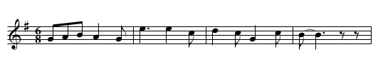 La clicca dzeusta (djeusta tzeusta) - staff notation