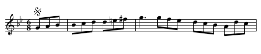 La Colombe - staff notation