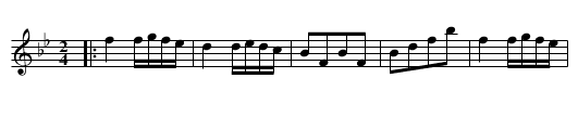 la Contess - staff notation