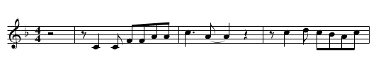 La Cucaracha - staff notation