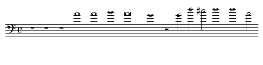 La Deploration de la morte de Johannes Ockeghem - staff notation