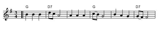la Donna 'e Mobile    [G] - staff notation