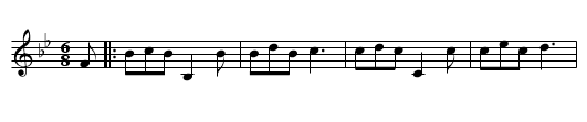 La Double Inconstance - staff notation