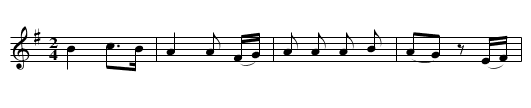 La femme du roulier - staff notation