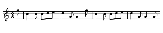La Ferlande - staff notation