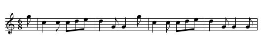 La Ferlande - staff notation