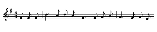 La fille au Roi Louis - staff notation