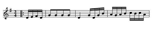 la Foire de brie - staff notation