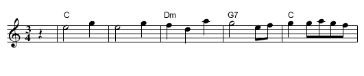 la Fran&ccedil;ounette - staff notation