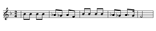 La Gallegada - staff notation