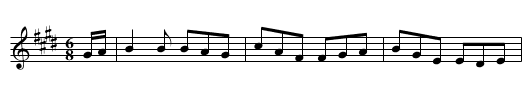 la Galliard - staff notation