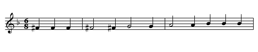 La Gamba - staff notation