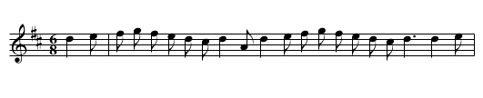 La Gavre - staff notation