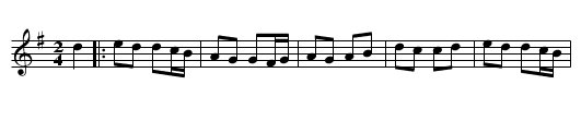La gigo (1) - staff notation