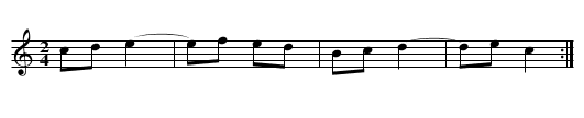 La gigue marchée de Romilly [ou Rumilly] [ok] - staff notation