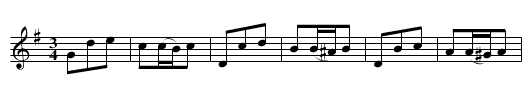 La GITANA - staff notation