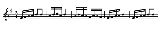 La Grande Bete - staff notation