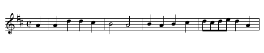 La Graziosetta - staff notation