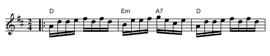 la Guenille - staff notation