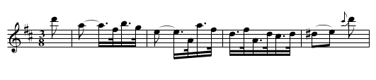 La Hollandaise Waltz. RH.114 - staff notation