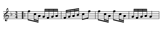 La Maison de la Reine.          F. - staff notation