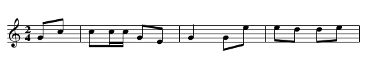 La Maristingo - staff notation