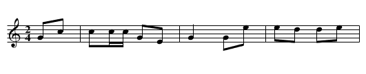 la Maristingo - staff notation