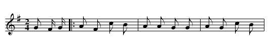 La Mau Maridada - staff notation