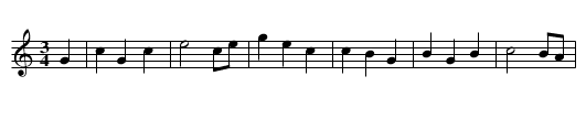 La mazurka de Bergère [semble ok mais transposé] - staff notation