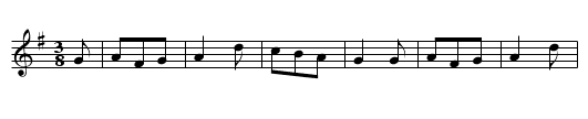 La Mio Morena - staff notation
