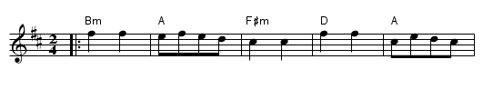 La Molinera (Arrg.) - staff notation