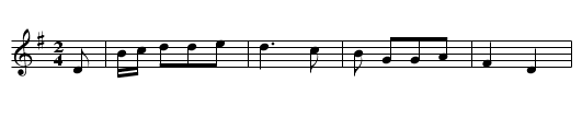 La Morisque - staff notation