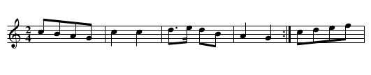 la Morvandelle - staff notation