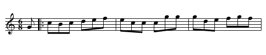 La Musgana - staff notation
