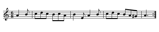 La Nonime - staff notation