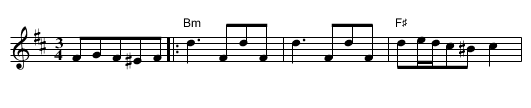 La Partida - staff notation