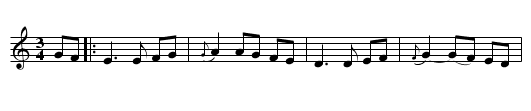 La Pedigüeña - staff notation