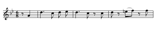 La Pernette - staff notation