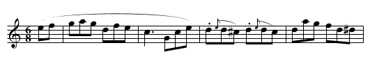 La POULE - staff notation