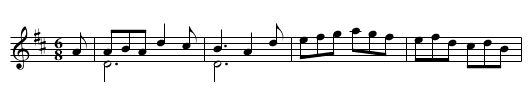 La Promenade a quatre - staff notation