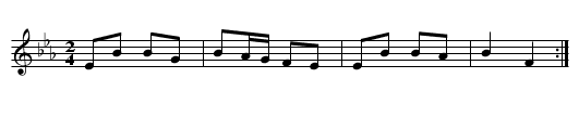 La queue du renard - staff notation