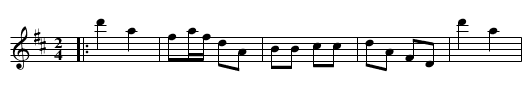 La Reni - staff notation