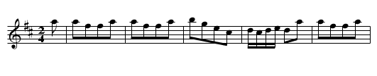 La Rochelle. - staff notation