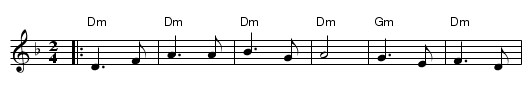 La Rosina nel Rosal (Arrg.) - staff notation