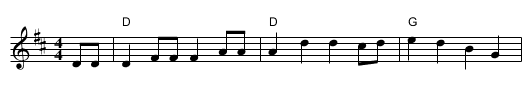 La Russe #2 - staff notation